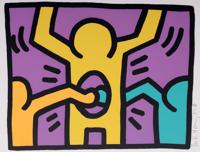 Keith Haring UNTITLED (Plate I) Screenprint - Sold for $23,040 on 10-10-2026 (Lot 224).jpg